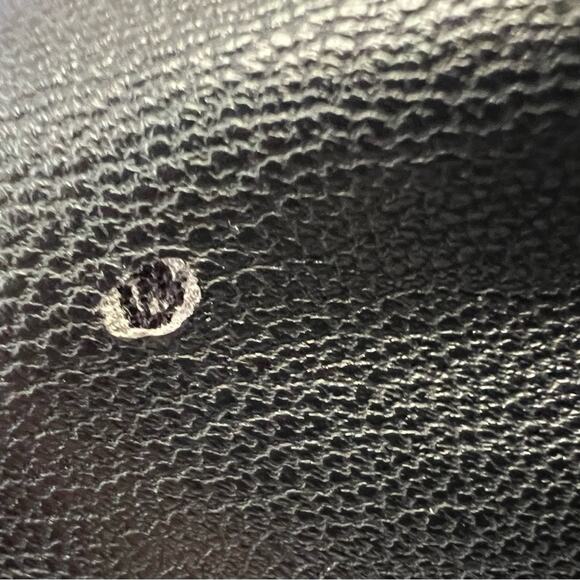 Commando Black Faux Leather Raw Hem Leggings Size M - Picture 10 of 14